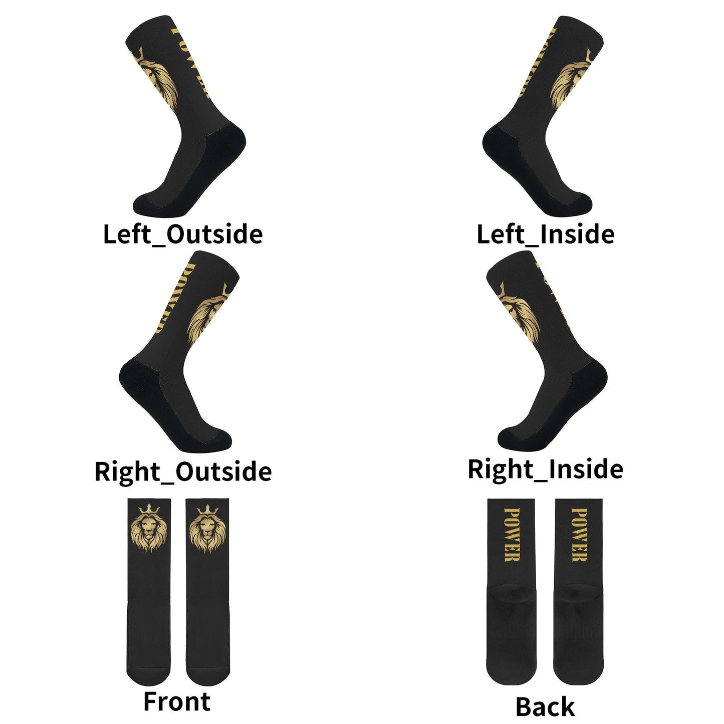 Customizable Crew Socks