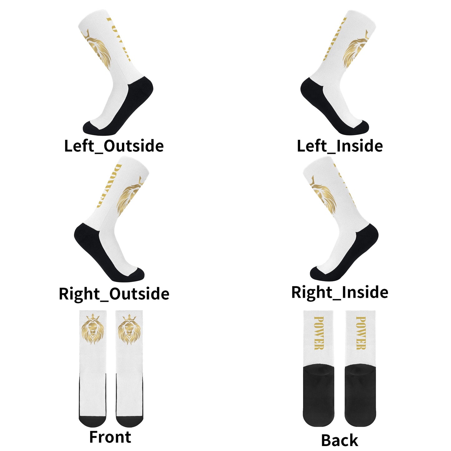 Customizable Crew Socks