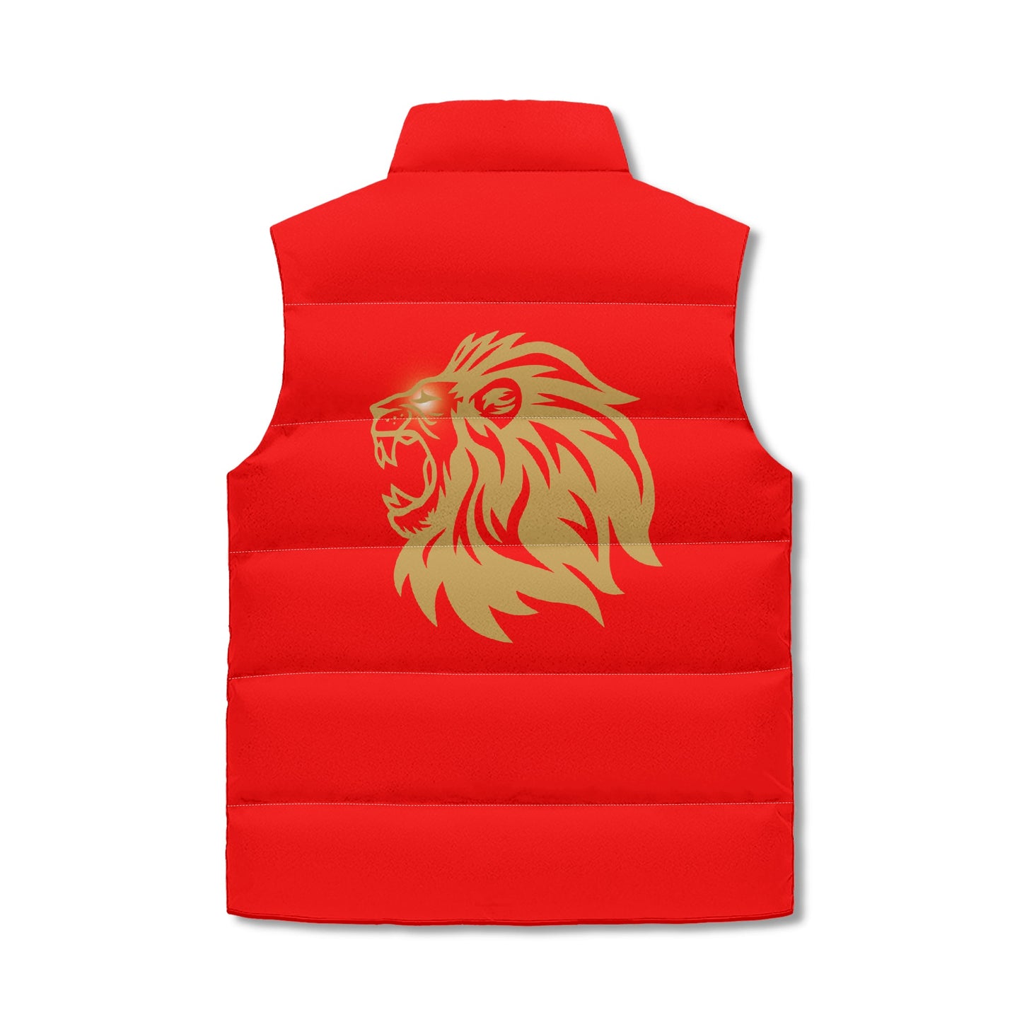 The Lion’s Power Puffer Vest – Unisex Strength. Street-Ready Warmth.