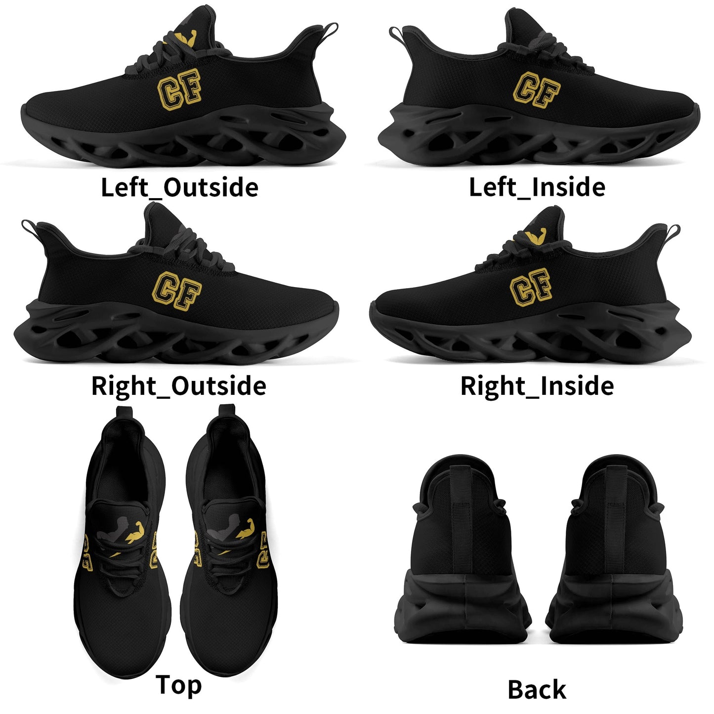 CF Black Performance Sneakers Bold Comfort. Designed for Impact. (Cannot be shipped to the US)