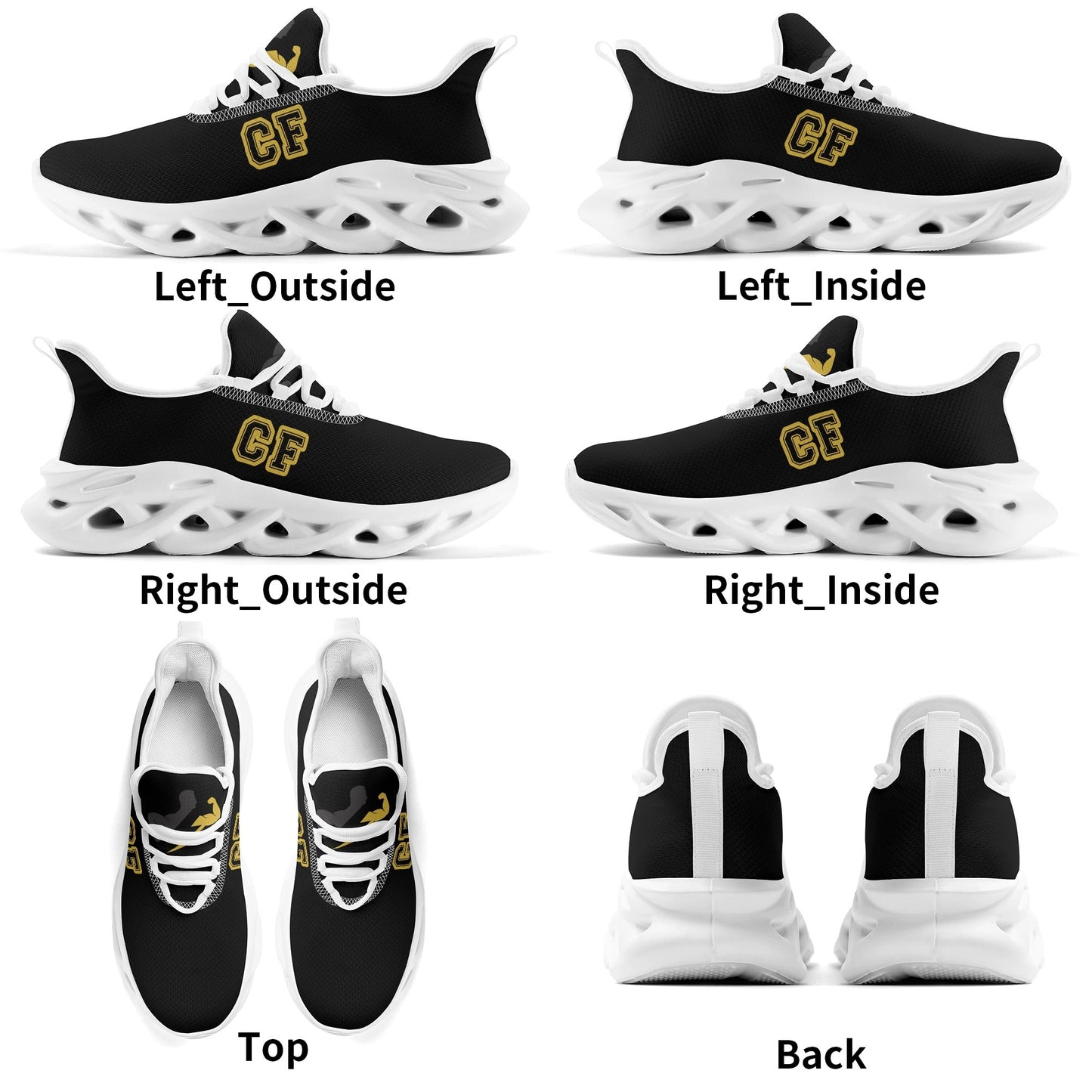 CF Black Performance Sneakers Bold Comfort. Designed for Impact. (Cannot be shipped to the US)
