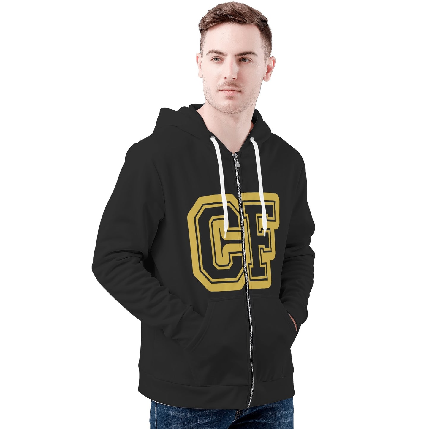 CF Signature Zip-Up Hoodie – Purpose in Every Stitch