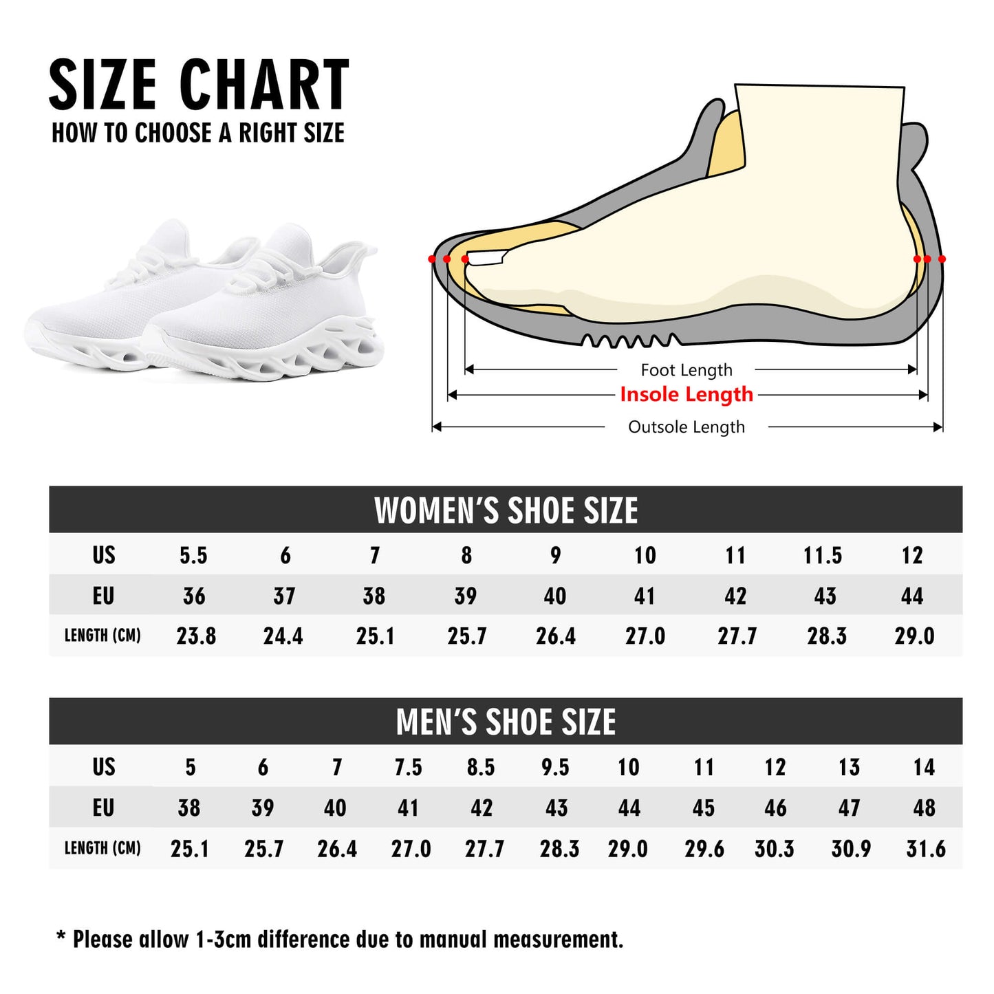 CF Black Performance Sneakers Bold Comfort. Designed for Impact. (Cannot be shipped to the US)