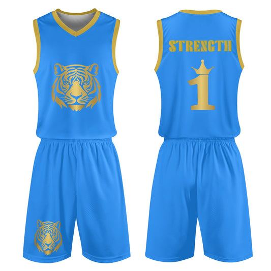 The Tiger’s Strength Jersey & Shorts Set – Unleash the Beast. Own the Court.