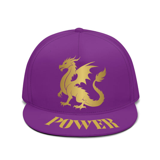 The Power of the Dragon Snapback – Purple Flame. Legend Unleashed.