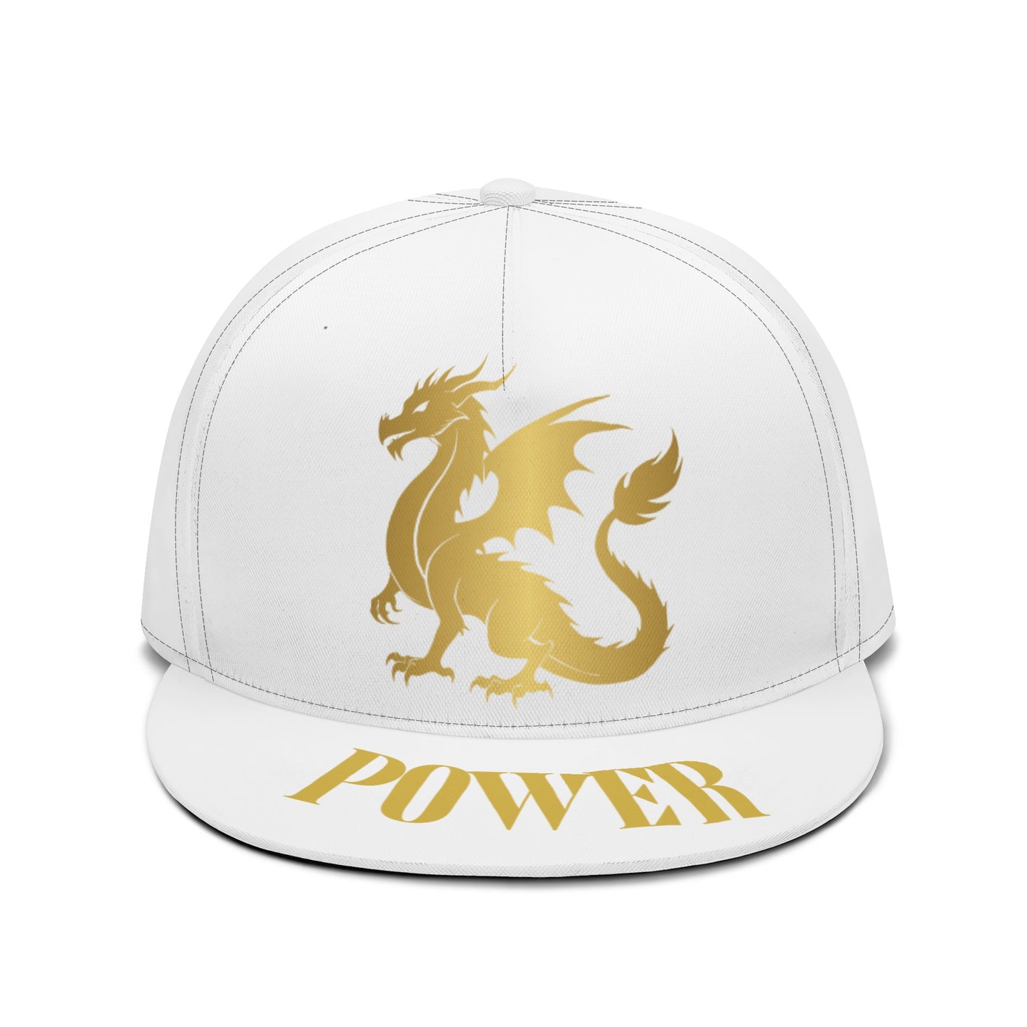 The Dragon’s Power Snapback – Gold Strength. Pure Style.
