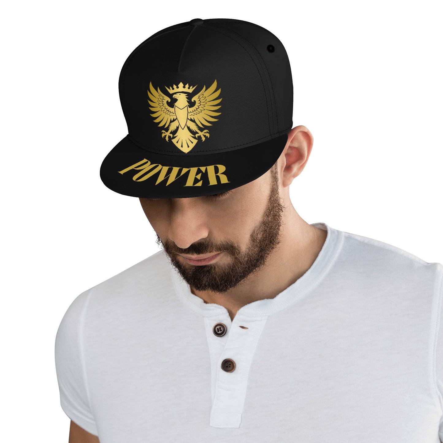 The Eagle’s Power Snapback – Black & Gold | Lead From Above