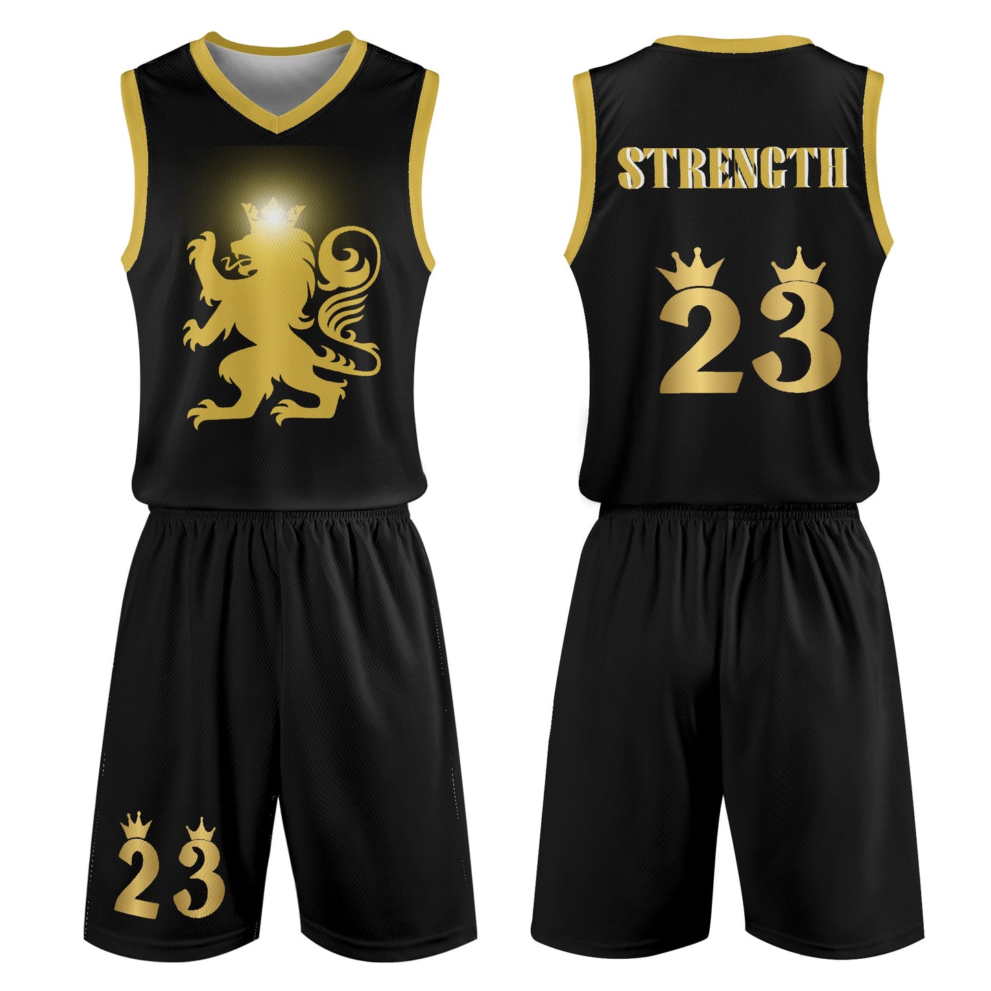Customizable Lion Basketball Jersey & Shorts