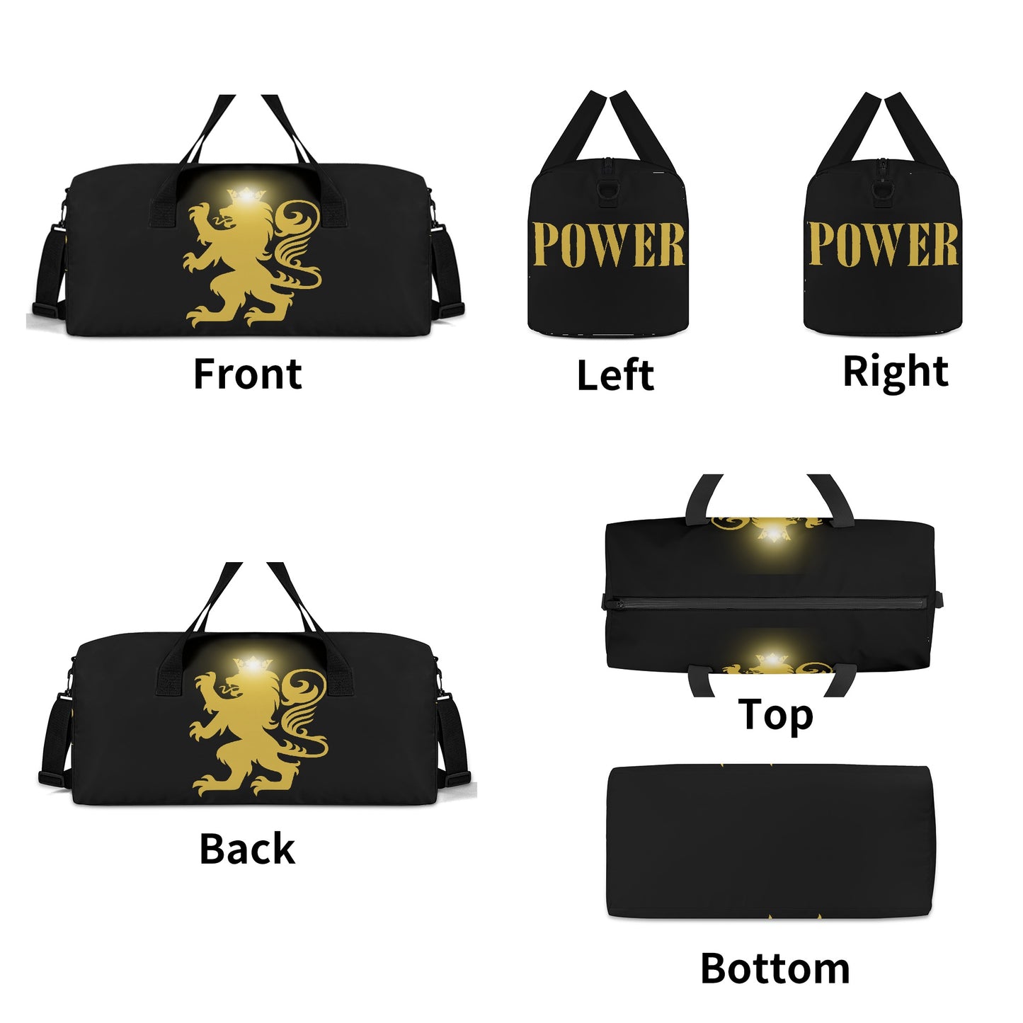 The Royal Lion's Power Duffel Bags