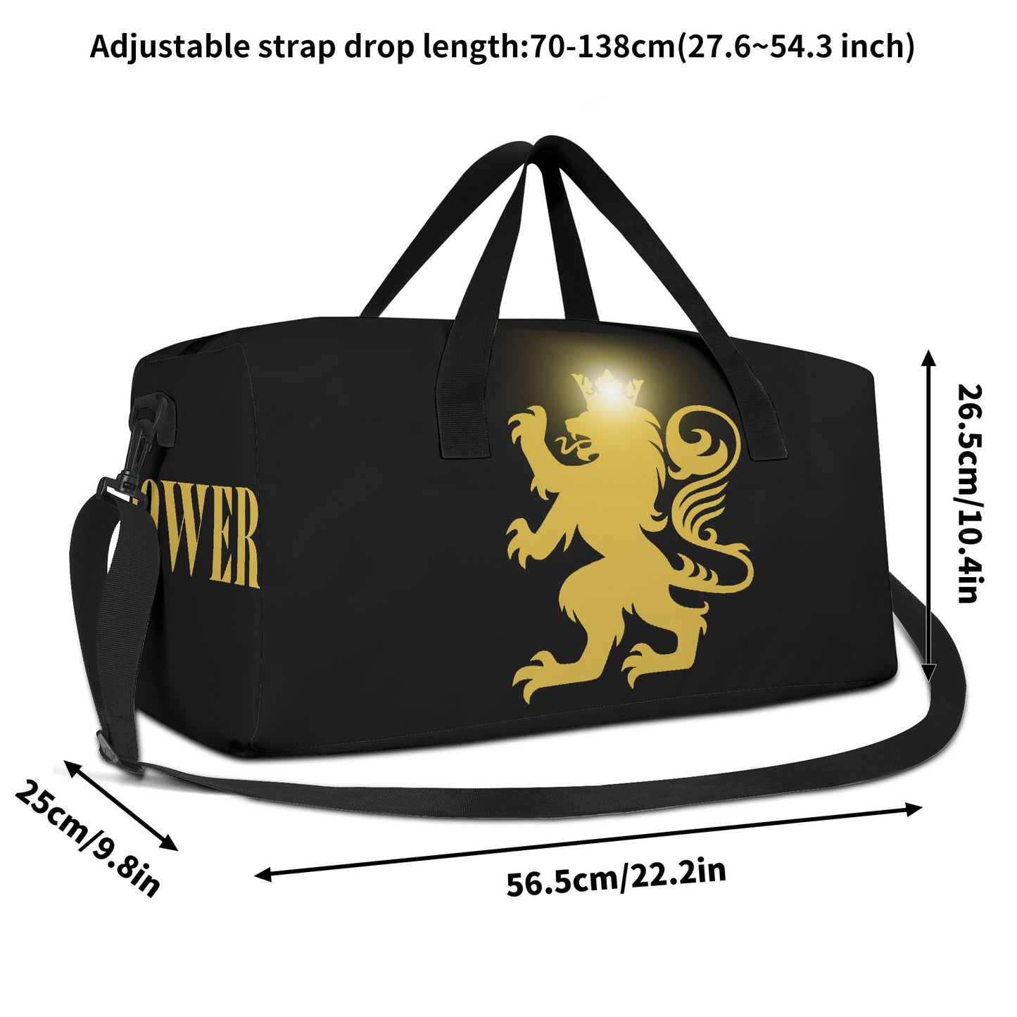 The Royal Lion's Power Duffel Bags