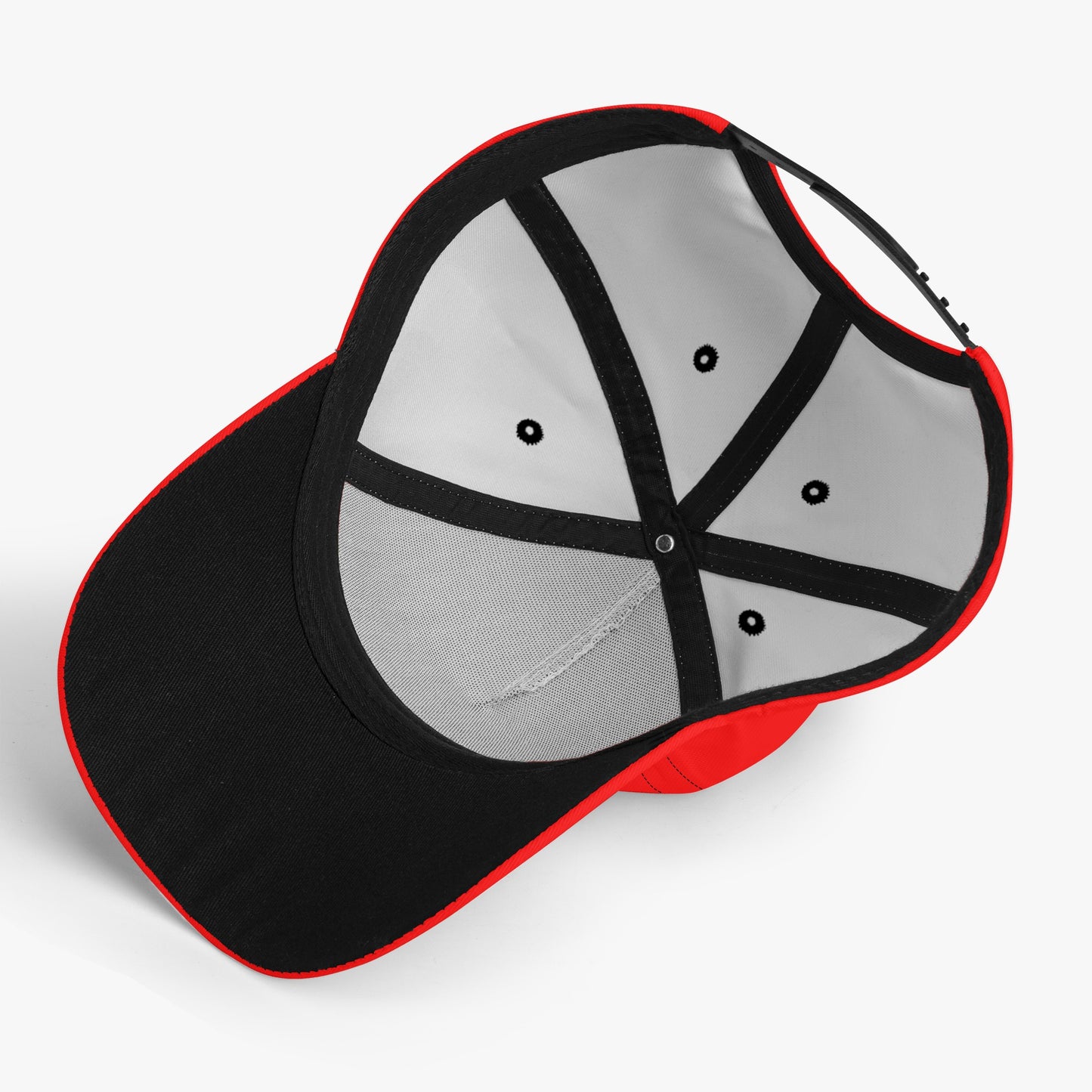 The Lion’s Strength Custom Cap – Red Heat. Bold Moves. Your Signature.