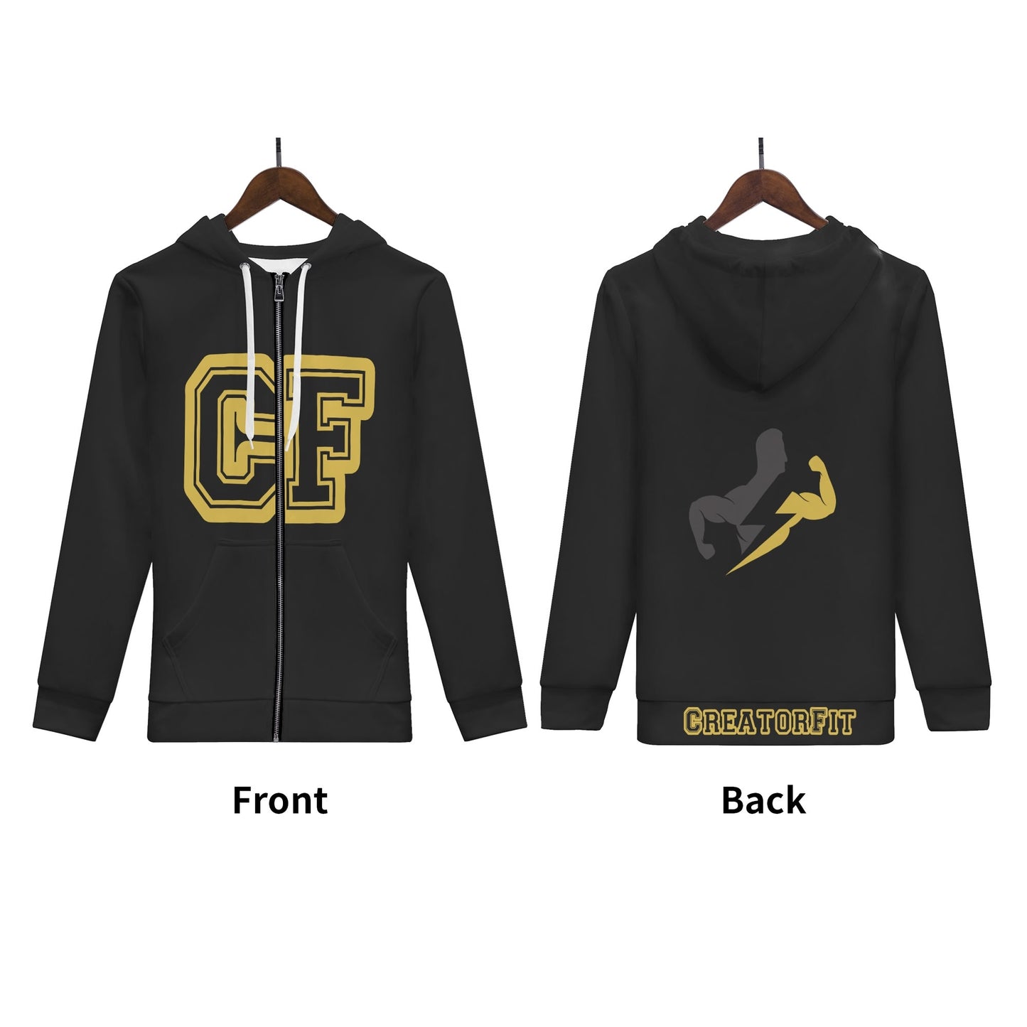 CF Signature Zip-Up Hoodie – Purpose in Every Stitch