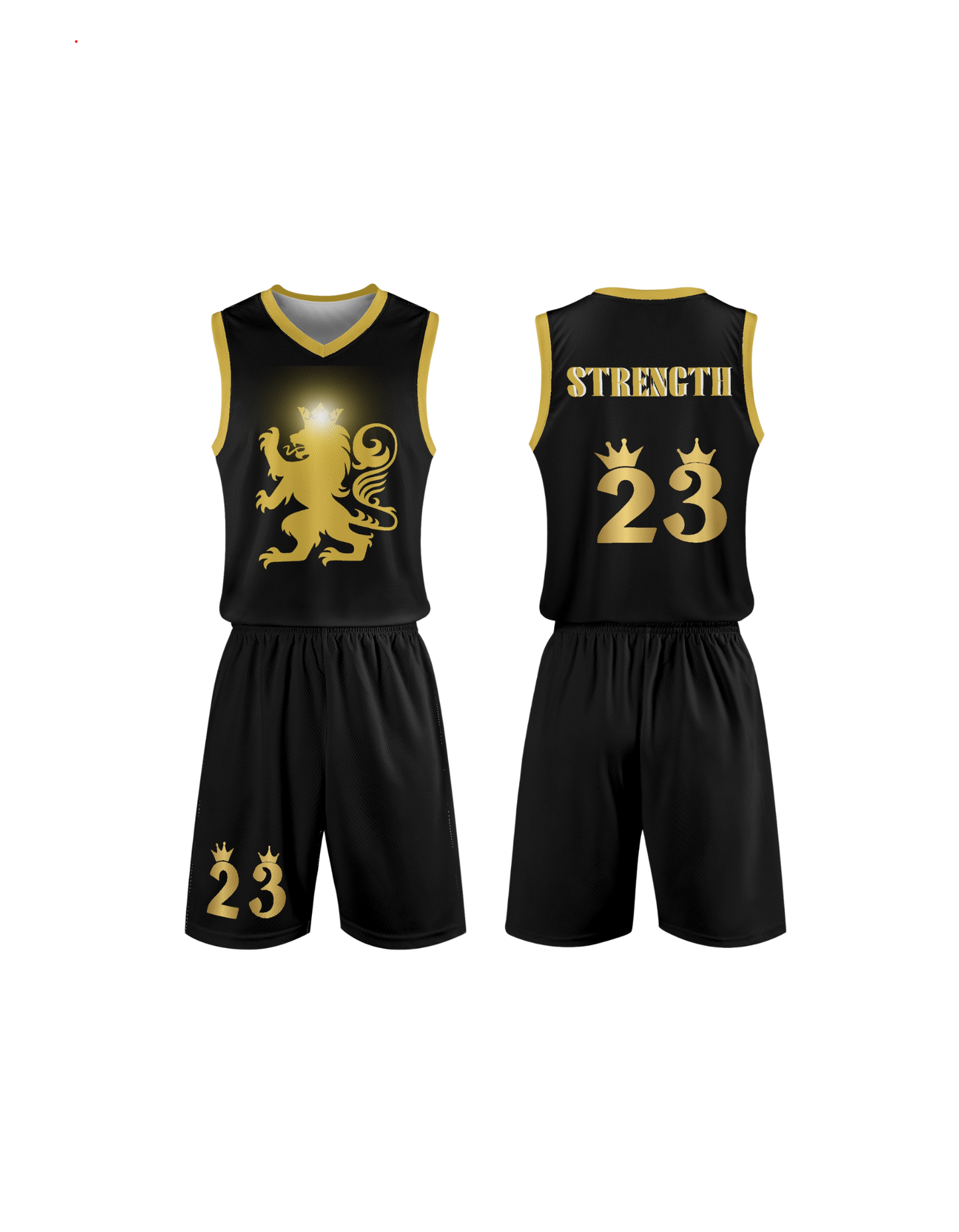 Customizable Lion Basketball Jersey & Shorts