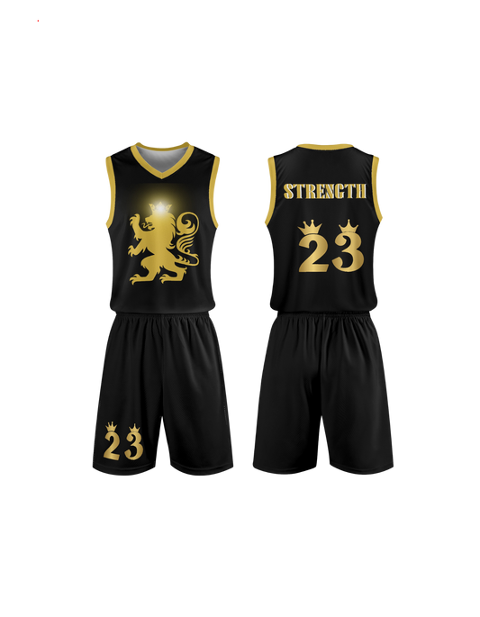 Customizable Lion Basketball Jersey & Shorts